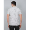 SELECT PRINT POLO LIGHT GREY FOR MEN