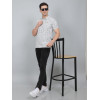 SELECT PRINT POLO LIGHT GREY FOR MEN