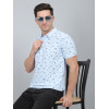 SELECT PRINT POLO SKY BLUE FOR MEN