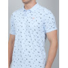 SELECT PRINT POLO SKY BLUE FOR MEN