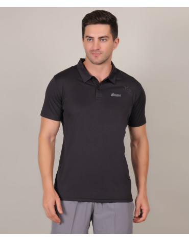 SELECT REGULAR FIT POLO T-SHIRT BLACK FOR MEN