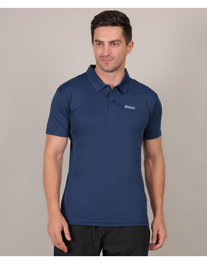SELECT REGULAR FIT POLO T-SHIRT NAVY FOR MEN