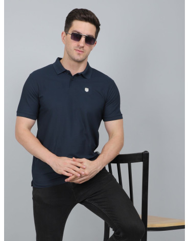 SELECT MATTY POLO T-SHIRT NAVY  FOR MEN
