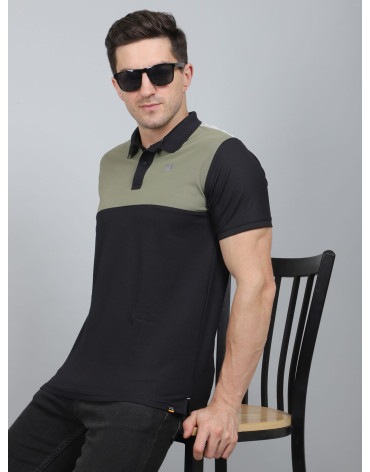 SELECT MATTY POLO BLACK FOR MEN