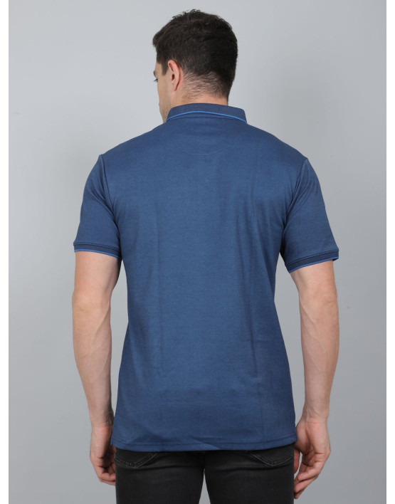 SELECT COTTON LYCRA POLO  T-SHIRT DENIM FOR MEN