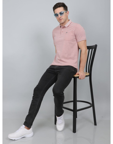 SELECT COTTON LYCRA POLO  T-SHIRT CARROT FOR MEN