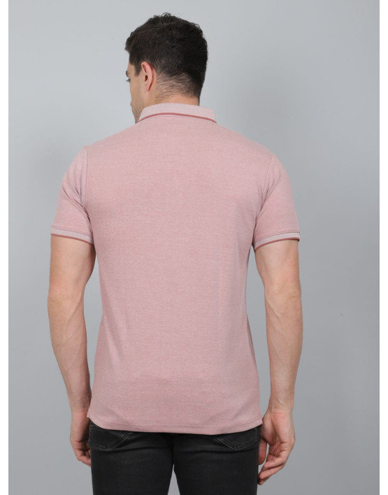 SELECT COTTON LYCRA POLO  T-SHIRT CARROT FOR MEN
