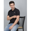SELECT WAVE JAQAURD POLO T-SHIRT BLACK FOR MEN