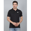 SELECT WAVE JAQAURD POLO T-SHIRT BLACK FOR MEN