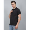 SELECT WAVE JAQAURD POLO T-SHIRT BLACK FOR MEN