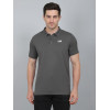 SELECT WAVE JAQAURD POLO T-SHIRT LIGHT GREY FOR MEN