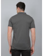 SELECT WAVE JAQAURD POLO T-SHIRT LIGHT GREY FOR MEN