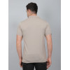 SELECT WAVE JAQAURD POLO T-SHIRT CAMEL FOR MEN