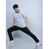 SELECT REGULAR PRINT ROUNDNECK T-SHIRT IN SKYBLUE FOR MEN