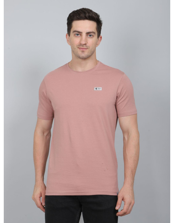 SELECT COTTON ROUNDNECK T-SHIRT CARROT FOR MEN