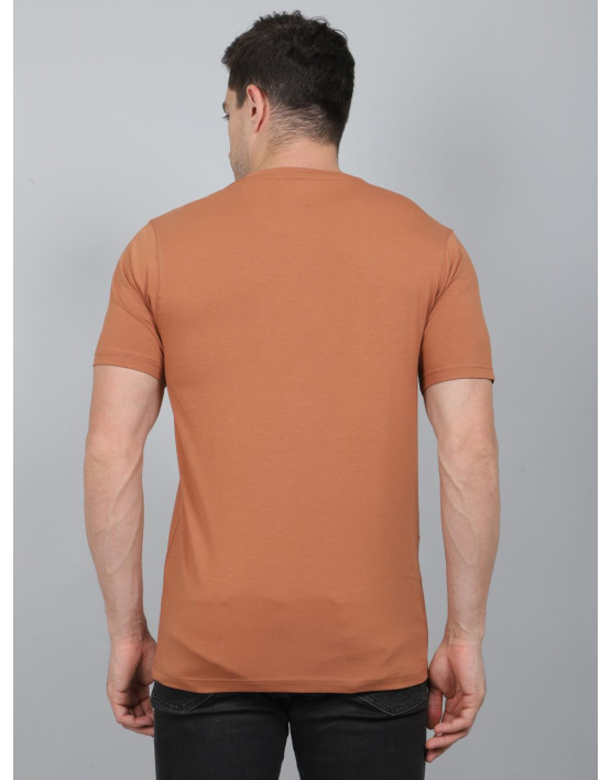 SELECT COTTON ROUNDNECK T-SHIRT ORANGE FOR MEN