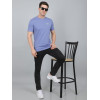 SELECT COTTON ROUNDNECK T-SHIRT PURPLE FOR MEN