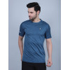SELECT MILLANGE PRINT ROUNDNECK T-SHIRT NAVYBLUE FOR MEN
