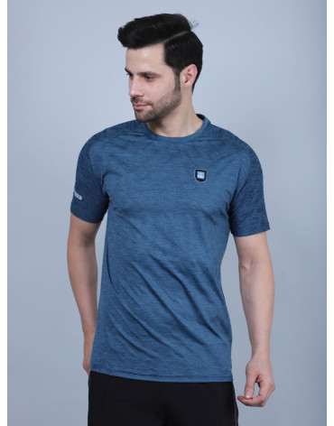 SELECT MILLANGE PRINT ROUNDNECK T-SHIRT NAVYBLUE FOR MEN