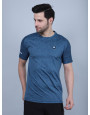 SELECT MILLANGE PRINT ROUNDNECK T-SHIRT NAVYBLUE FOR MEN