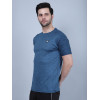 SELECT MILLANGE PRINT ROUNDNECK T-SHIRT NAVYBLUE FOR MEN