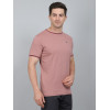 SELECT PRINT COTTON ROUNDNECK T-SHIRT CARROT FOR MEN