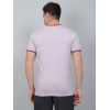 SELECT PRINT COTTON ROUNDNECK T-SHIRT PINK FOR MEN