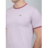 SELECT PRINT COTTON ROUNDNECK T-SHIRT PINK FOR MEN