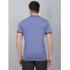 SELECT PRINT COTTON ROUNDNECK T-SHIRT PURPLE FOR MEN
